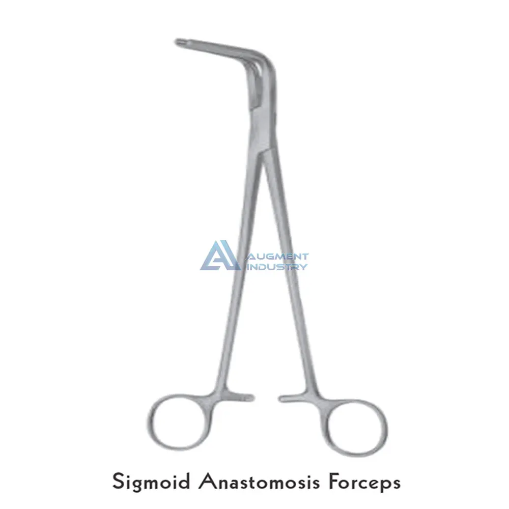 Щипцы для анастомоза Sigmoid, длина 60 мм, Длина 230 мм, зажим для анастомоза из нержавеющей стали, хирургические инструменты