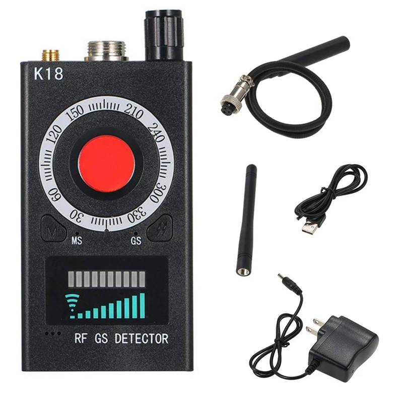 Camera Finder Anti Camera RF Scanner Anti Spy Bug Detectors RF Singal Hidden Speed Camera Detector K18