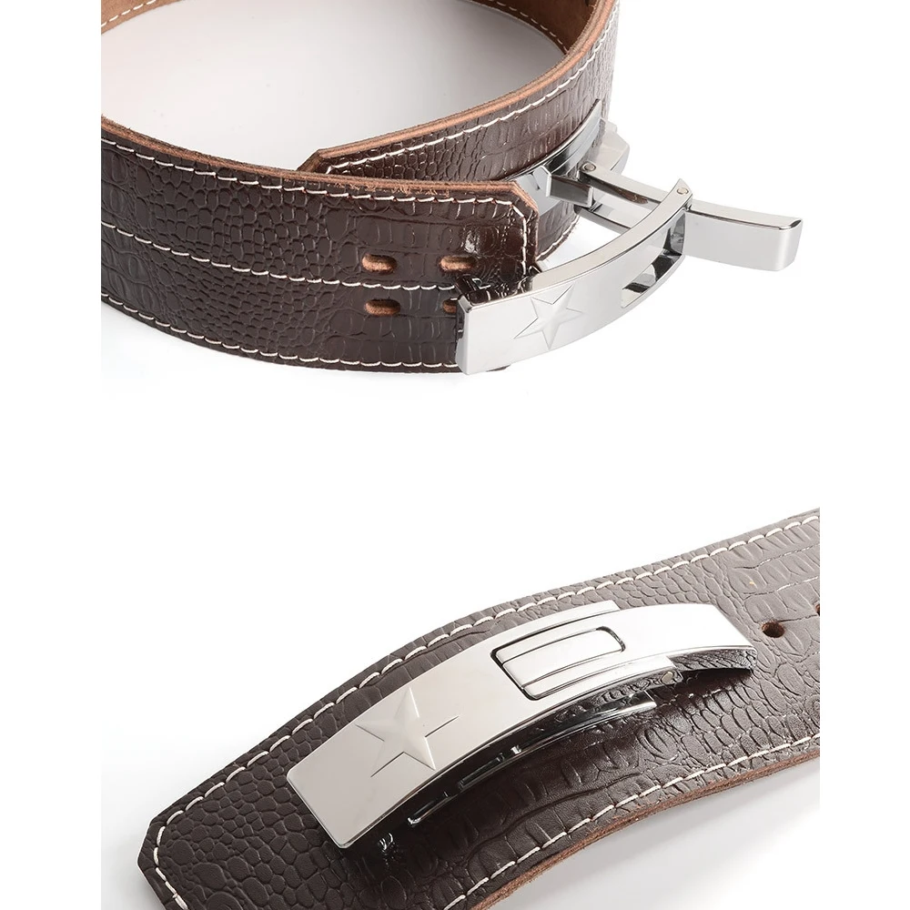 Ремни для тренажерного зала из натуральной кожи