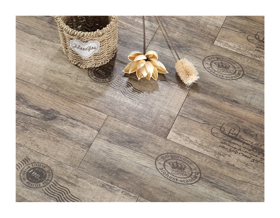 
Cafe HD Printing Wooden Design Ceramic Floor Tiles Wooden Flooring Competitive Price 