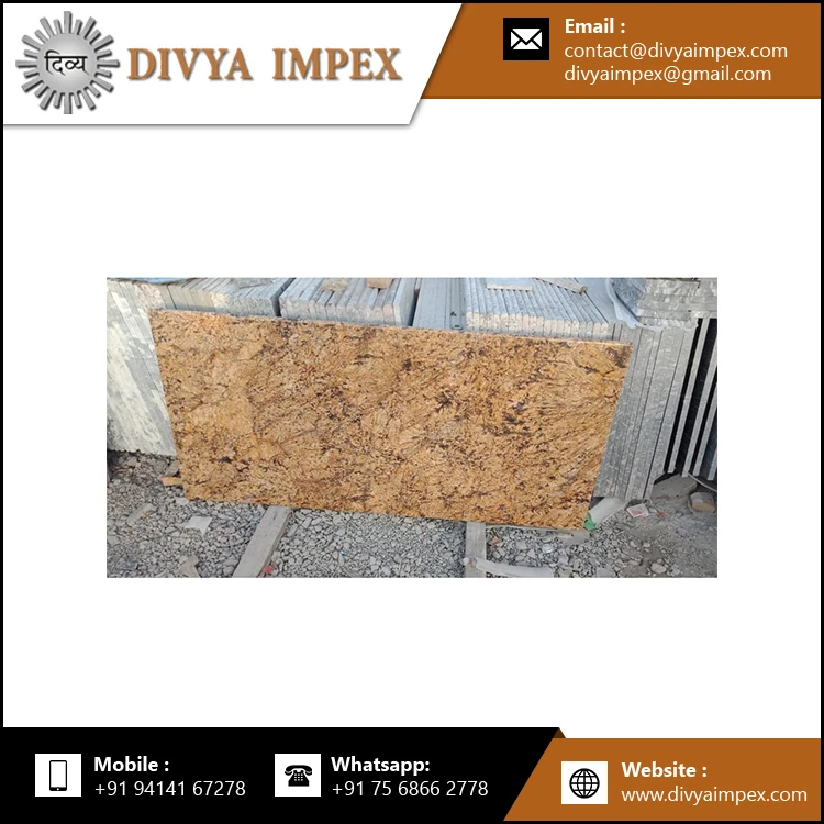 Лучшее Качество Гранита Аляска золотой гранит производство в Индии по оптовой цене-Divya Impex