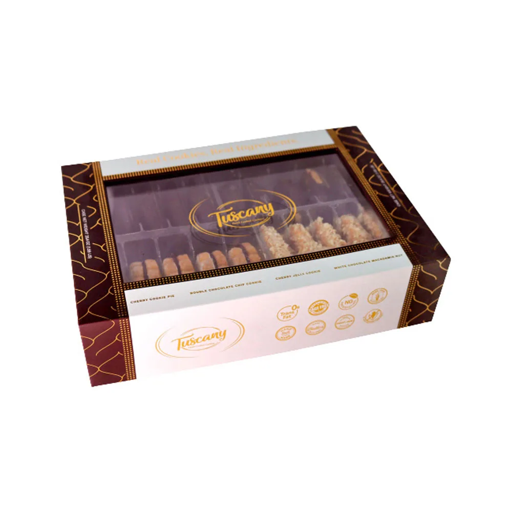 Tuscany Hand Crafted Cookies High Quality & New Design Deluxe Luxury Cute Cookies Packaging Box Made in USA