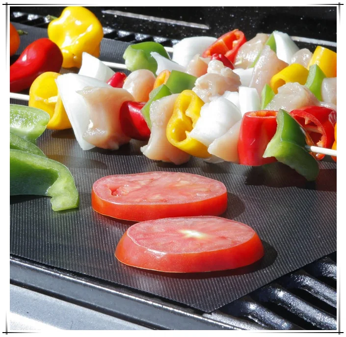 Dongjian Customized NON-STICK Reusable Grilling Baking Cooking Mats BBQ Grill Mat