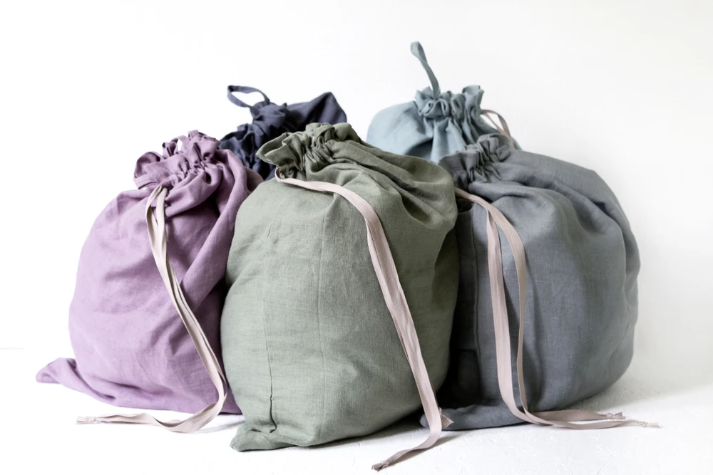 100% cotton  drawstring bags for gifting