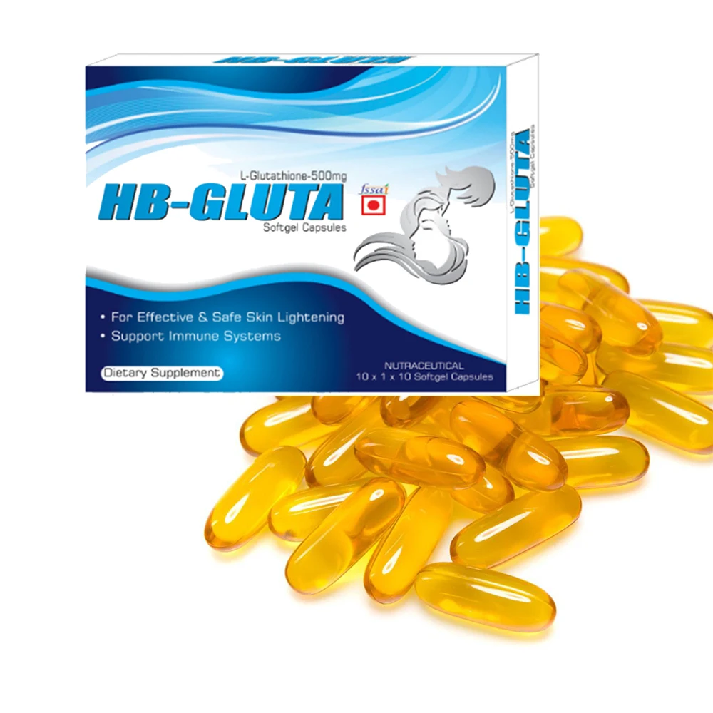 Индийский производитель HB Gluta мягкая гелевая капсула