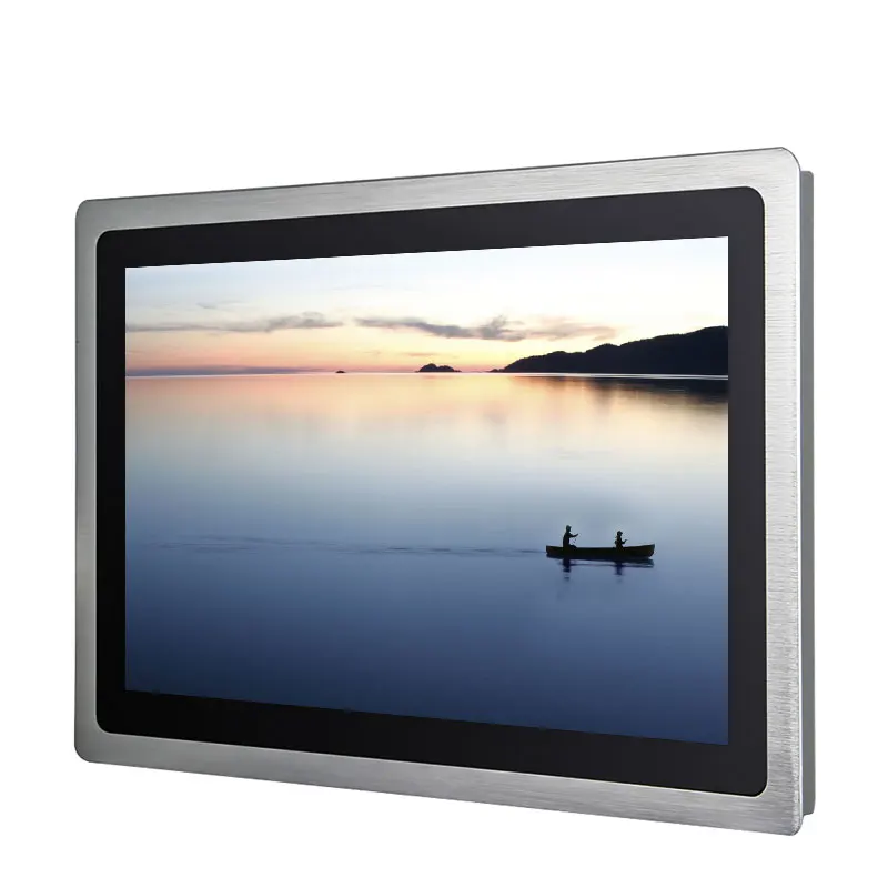 Multitouch 23,8 дюймовый 1920x1080 алюминиевый корпус 1DC 2-36V емкостный сенсорный экран ЖК-дисплей монитор для промышленного использования