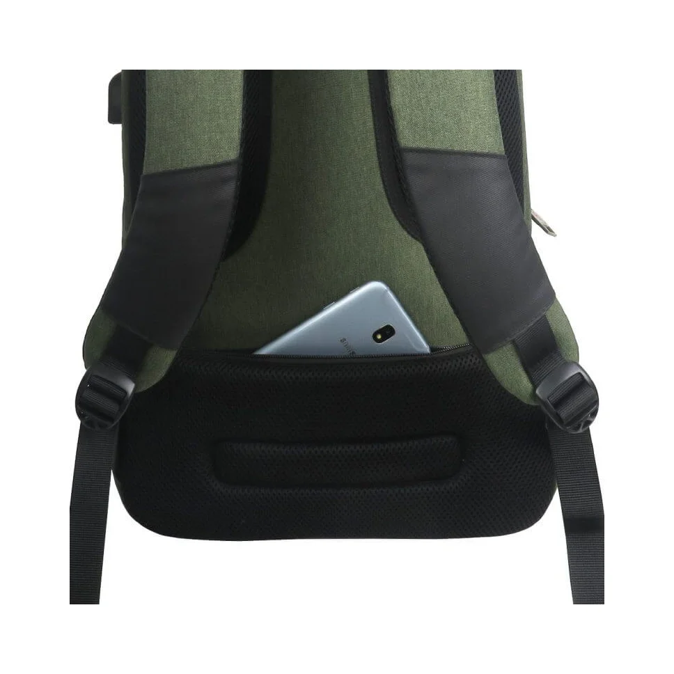 Zipper Closure Vietnam Origin Computer Interlayer Resin Mesh Unisex Polyester Business Laptop Backpack