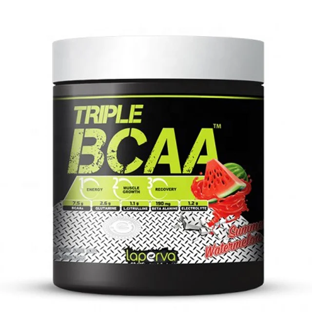 Высококачественный 100% чистый порошок аминокислоты bcaa со вкусом арбуза, порошок bcaa для бодибилдинга от Laperva Triple BCAA
