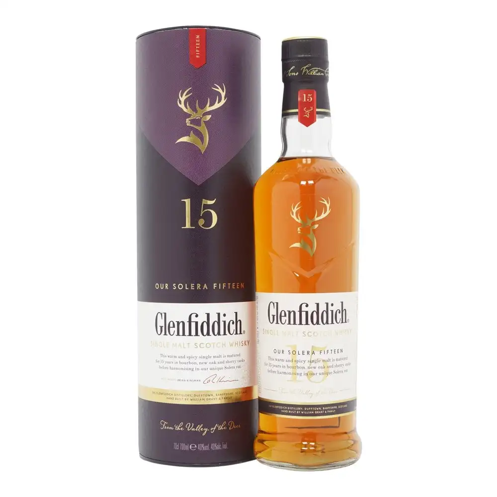 Original Glenfiddich Scotch Whisky All Years
