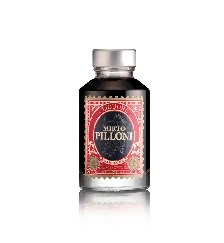 Top Quality Italian Red Myrtle Liquors - Mirto Pilloni - 70 Cl - Liqueurs Wholesale Ready to Export -