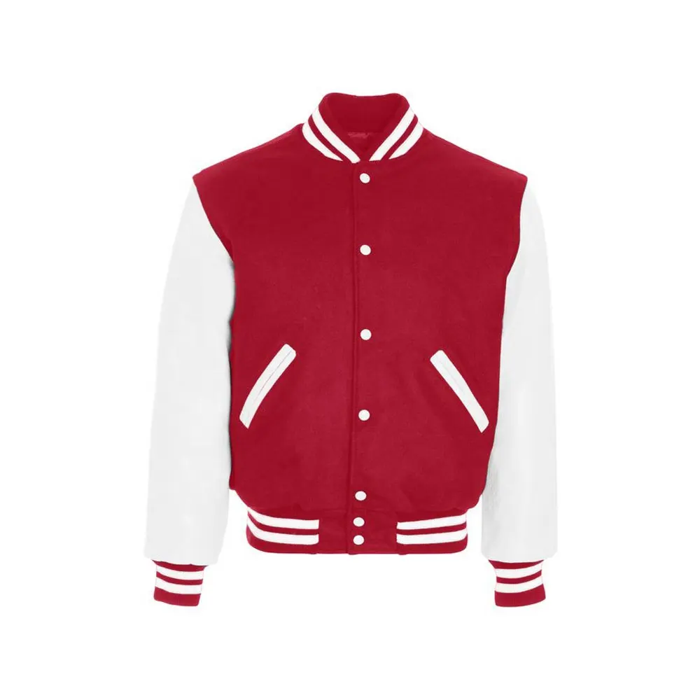 Men Multi Colors Baseball Jacket Plus size Baseball Jacket Woolen Fabric Baseball Jacket