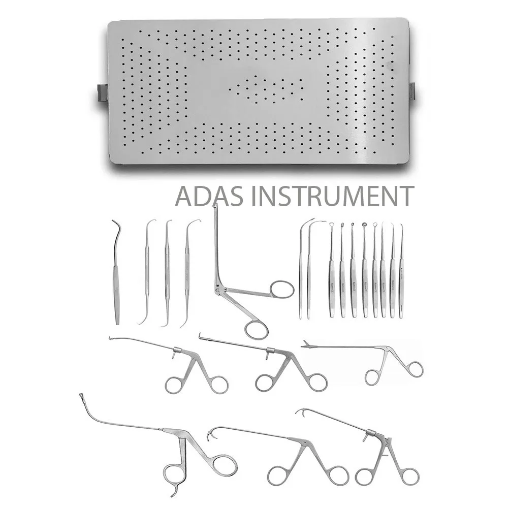 Professional  Ent Surgical High Quality ent Instruments Fess Instruments Set FESS Surgery Set of 21 pcs GERMAN Stainless Steel