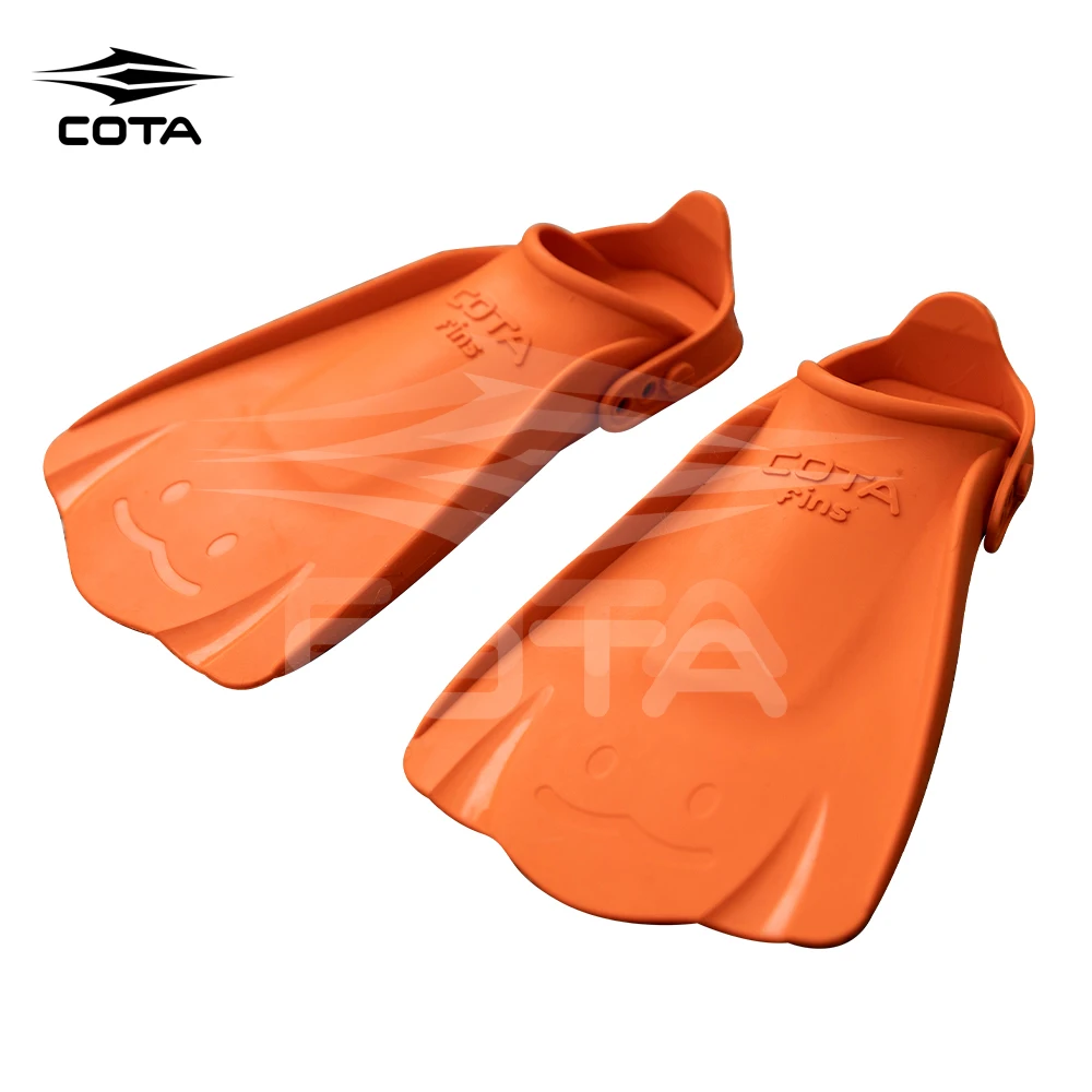 
 COTA плавучие мягкие резиновые плавники для дайвинга для детей, плавательная тренировка, тренировка, вместо силиконовых плавников для детей  