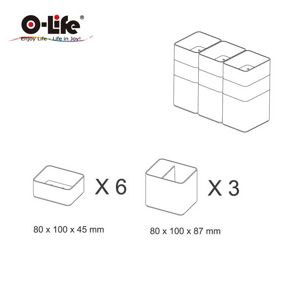 Drawer Organizer Storage Boxes Cabinet Storage