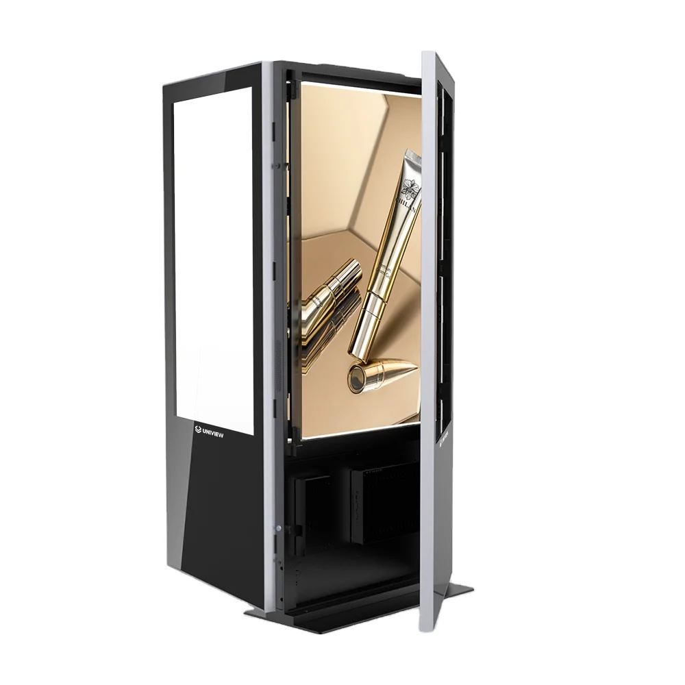 49 Inch indoor floor stand Wifi double sided display Android lcdadvertising player Kiosk