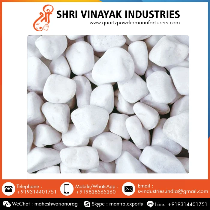 Natural White Pebble Stone at Wholesale Price