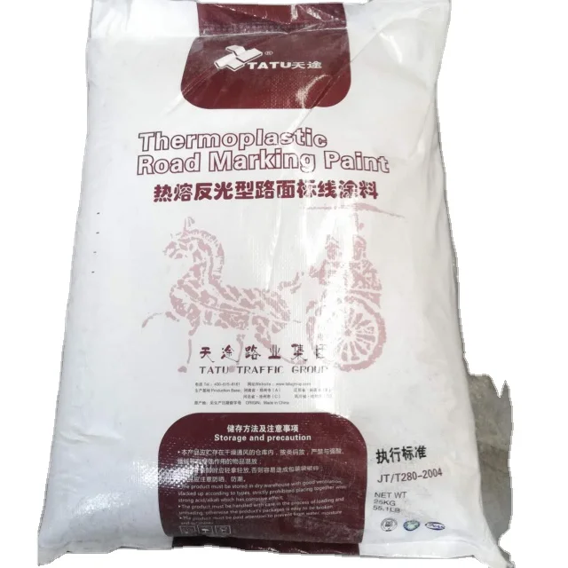 White reflective yellow color thermoplastic road marking paint manufacturer