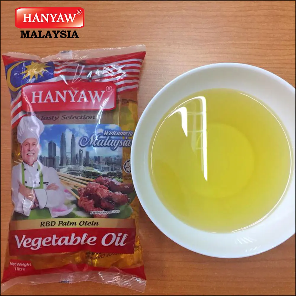  [Малайзия] Быстрая доставка + овощное растительное масло Hanyaw с сертификатом Халяль Olein CP6 (1 литр х 17 мешков для заправки)