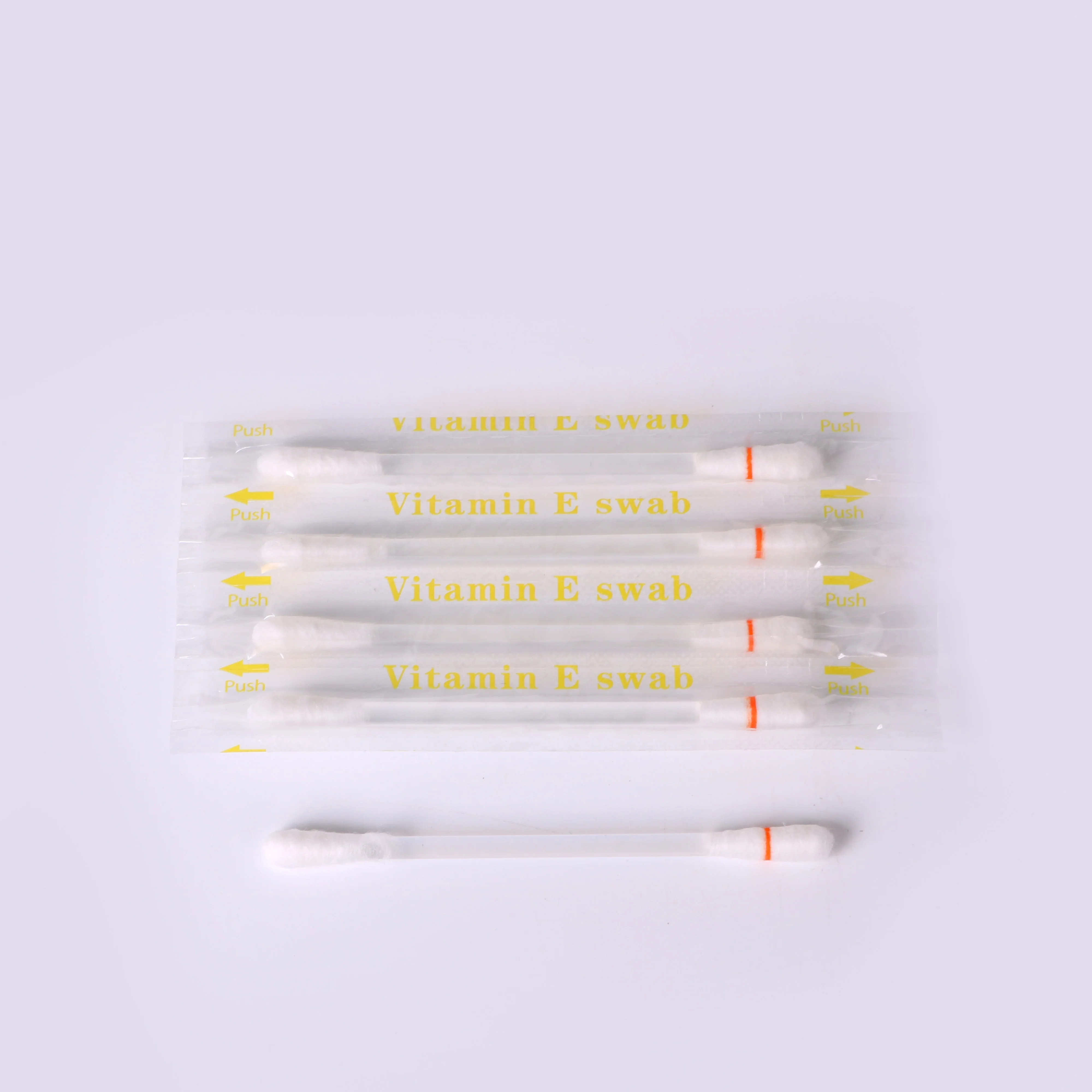 30pcs Vitamin E Lips Oil Cotton Swabs Disposable VE Oil Q-tip Applicators For Protect Lip Gum Anti-dry Moisture Use