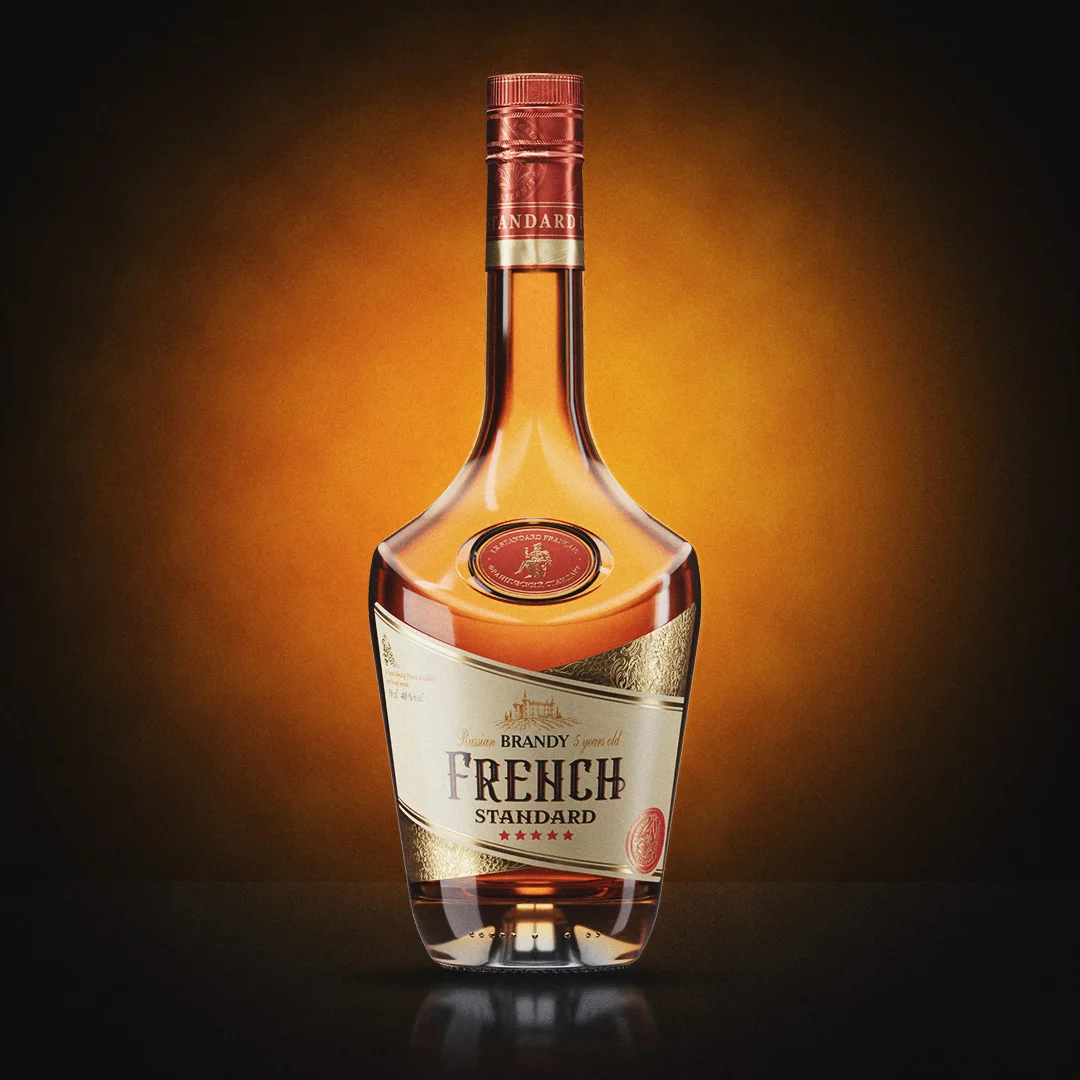 Французский стандарт oaked 5 лет 100/250/500 мл бренди