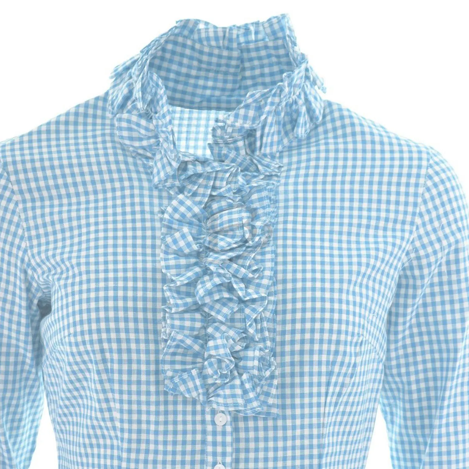 German Trachten Women Notch Neck Short Sleeve Plaid Shirts Checkered Blouse Tops (Oktoberfest Bavarian Blouse) with quality 2022