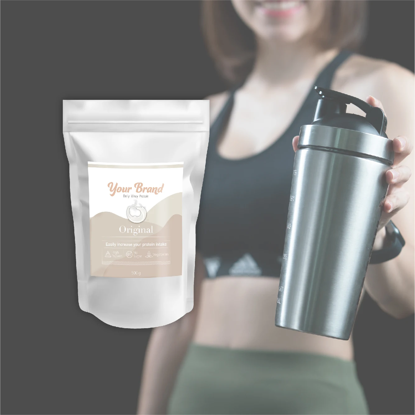 Customize flavor muscle builder nano gnc pancake protein