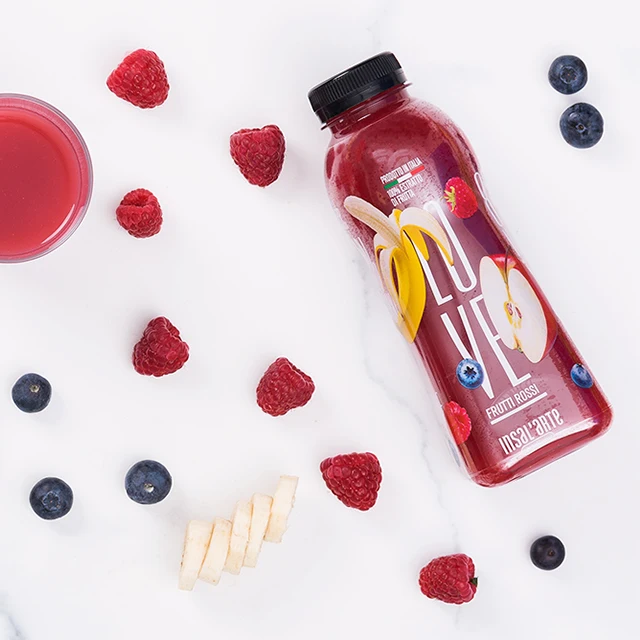 High Quality Italian vegetable fruit extract Red fruits  juice 500 ml bottle healthy drink