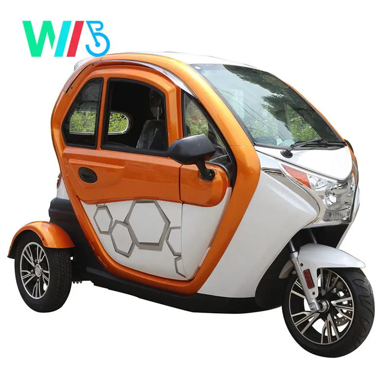 Hot Selling Electric 3-Wheel Motorcycle Car, Quality Protection 3 Wheel Tricycle, New 3 Wheel Motor Scooters for Adults