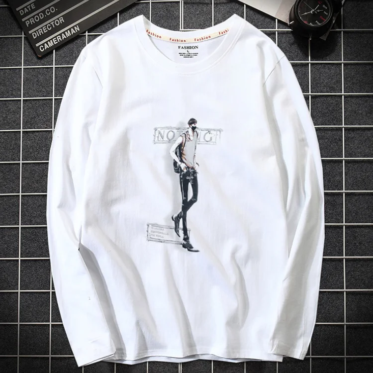 Korean street wear men big size clothing custom letter printed sweatshirt high quality street wear sweatshirt