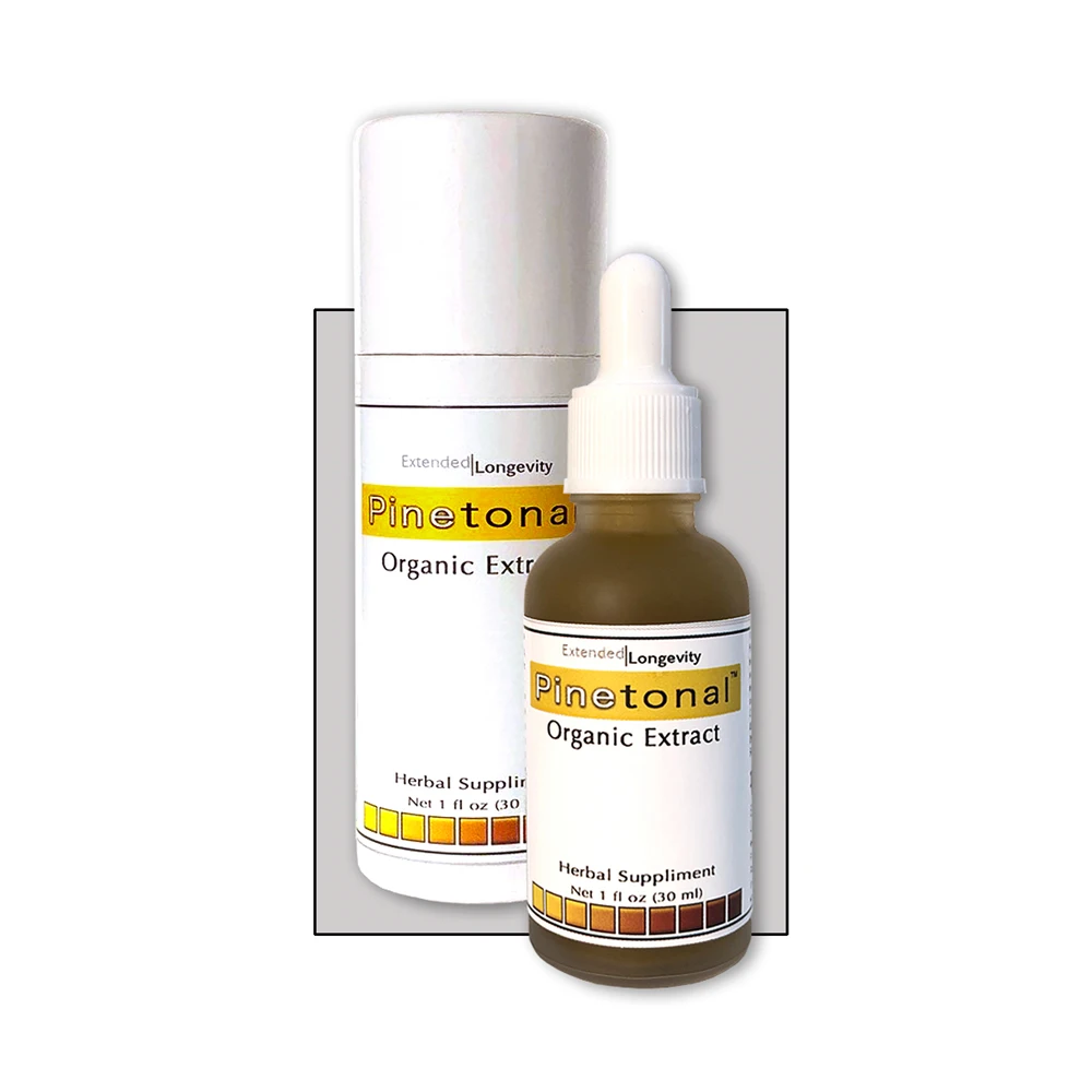 Extended Longevity Pinetonal Pineal Gland Clock Reversal Formula Anti Aging Herbal Treatment
