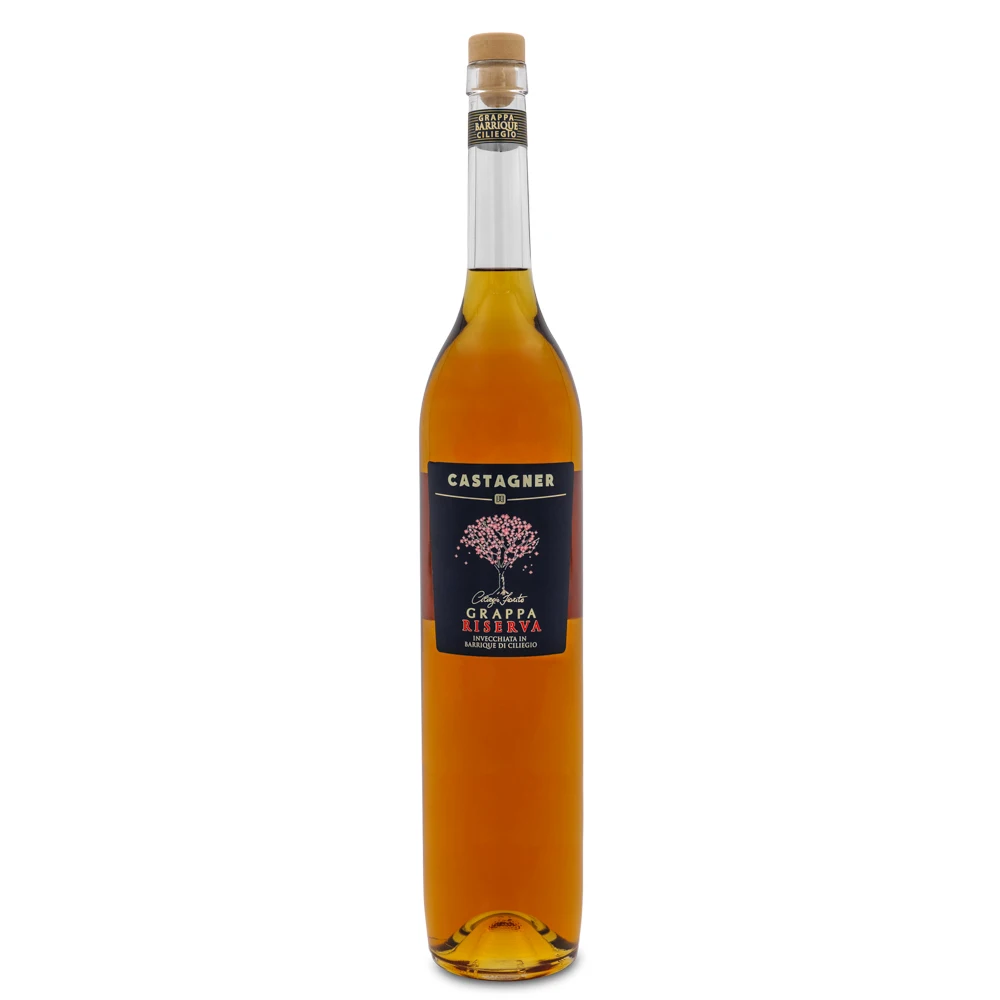 PREMIUM MADE IN ITALY HIGH QUALITY AGED IN CHERRY CASKS MARC GRAPPA BARRIQUE DI CILIEGIO RISERVA 700 ML GLASS BOTTLE