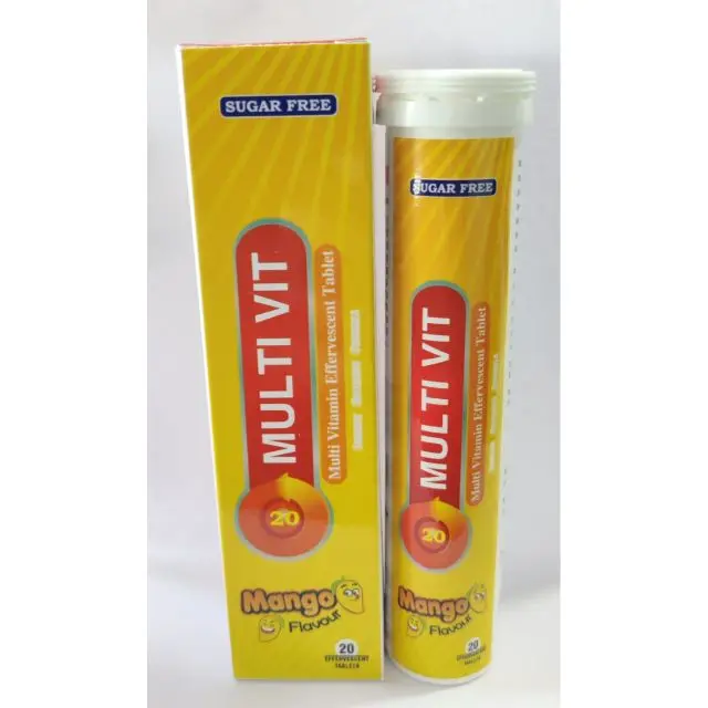Hot Selling Private Labelling Multivitamin Effervescent Tablets Booster Immunity for Adults From Indian Manufacturer