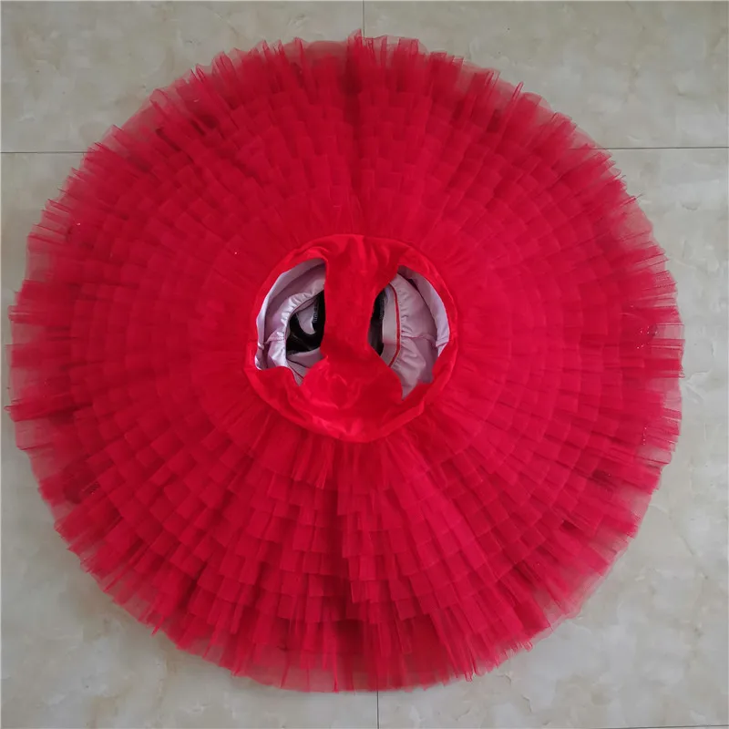 Professional High Quality Unique Design Handmade Girls Performance Green Ballet Tutu