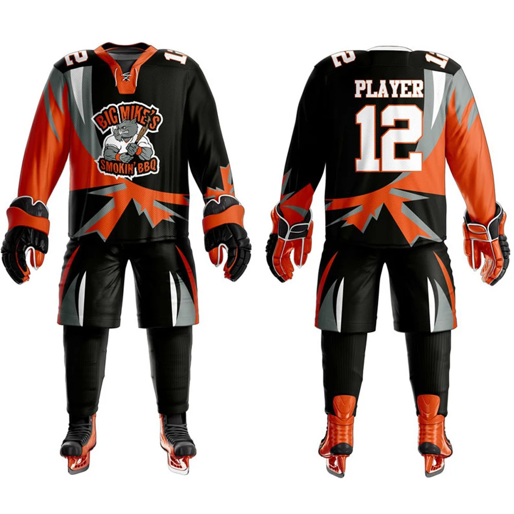 2021 новая горячая распродажа лучшее качество спортивные сублимации и принтовым дизайном для хоккея