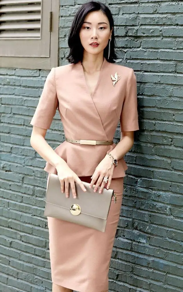 New Skirt Pink Color for Lady Trendy New Collection Autumn 2021 Made in Viet Nam High Quality export