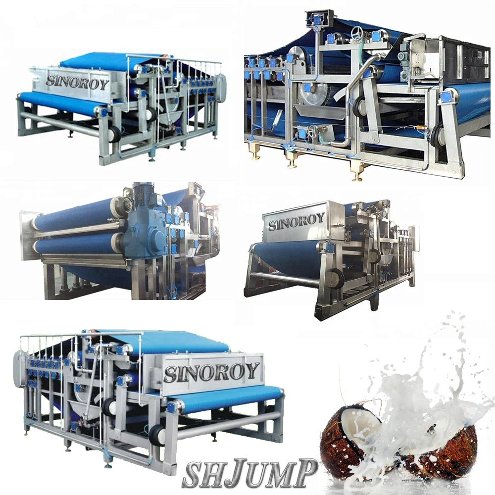 factory coconut milk Machines Coconut Juice Cream  Water Processing Line and