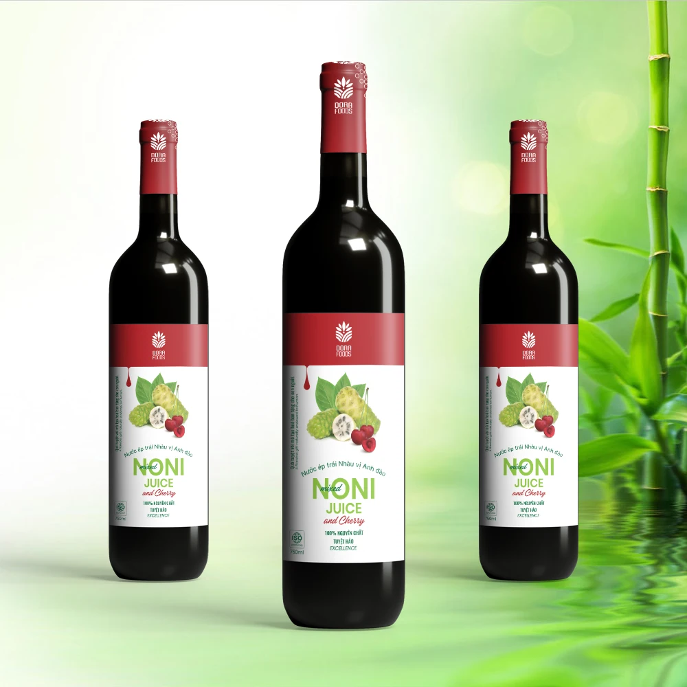 Смесь сока Noni и вишни OEM, жидкая добавка, энергетический напиток, без добавок, фруктовый сок, нони сок, ферментный напиток