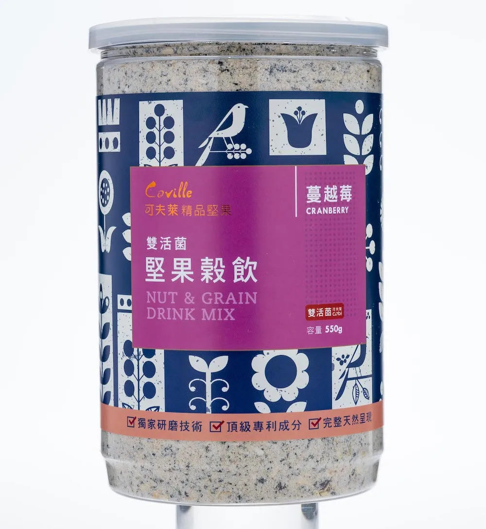 Мгновенная каша Coville с орехами и зернами-Оригинал/Клюква/черный кунжут/абрикосовое ядро/красные даты/24 шт. на выбор-Сделано в Тайване