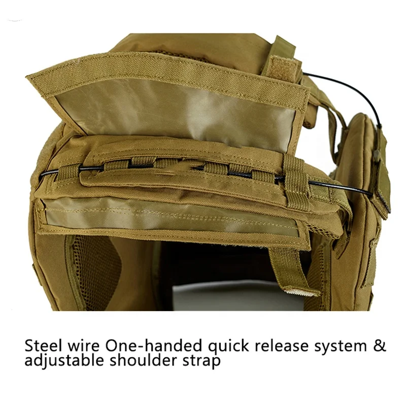 Индивидуальный армейский Военный Тактический Защитный Жилет с тарелками