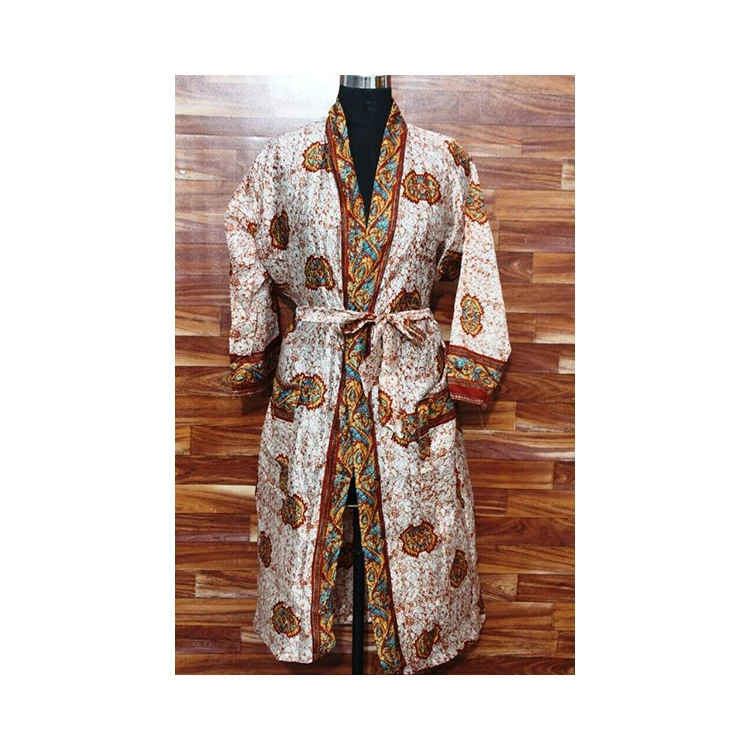 Stylish Green Color Floral Printed Design Kaftan with V-neck and Short Sleeves Casual Wear Long Dress for Women and Girls