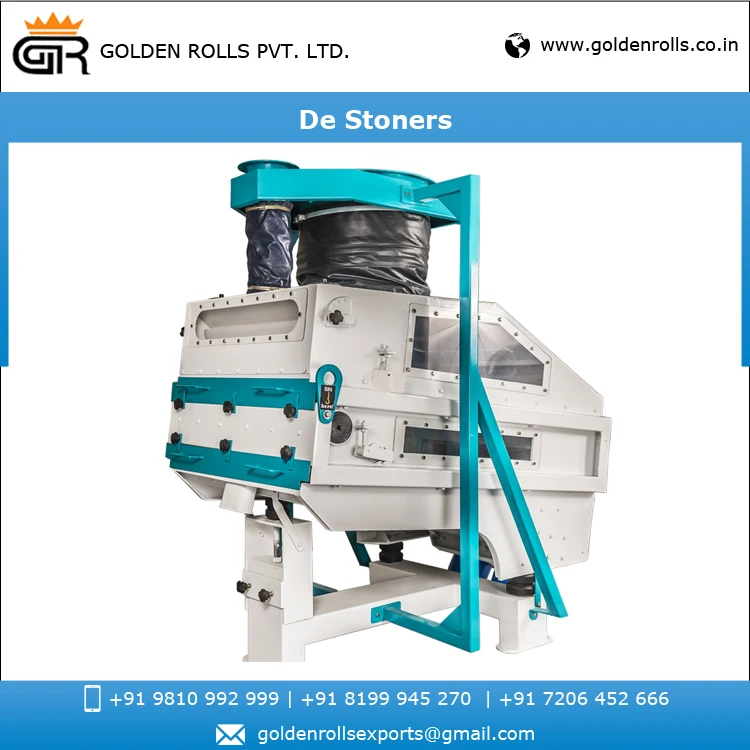 
Attractive Price New Type Paddy Separator Screen Stoners Destoner Machine Seed Stone Removing 