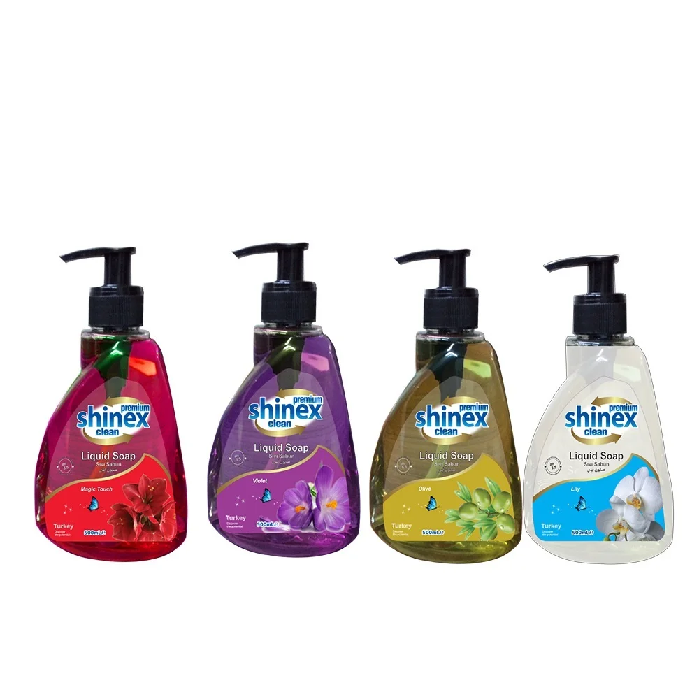 Wholesale Liquid Hand Soap 500ml Rose Lily Lavender Olive Fragrance Soap OEM ODM Private Label  made in Turkey