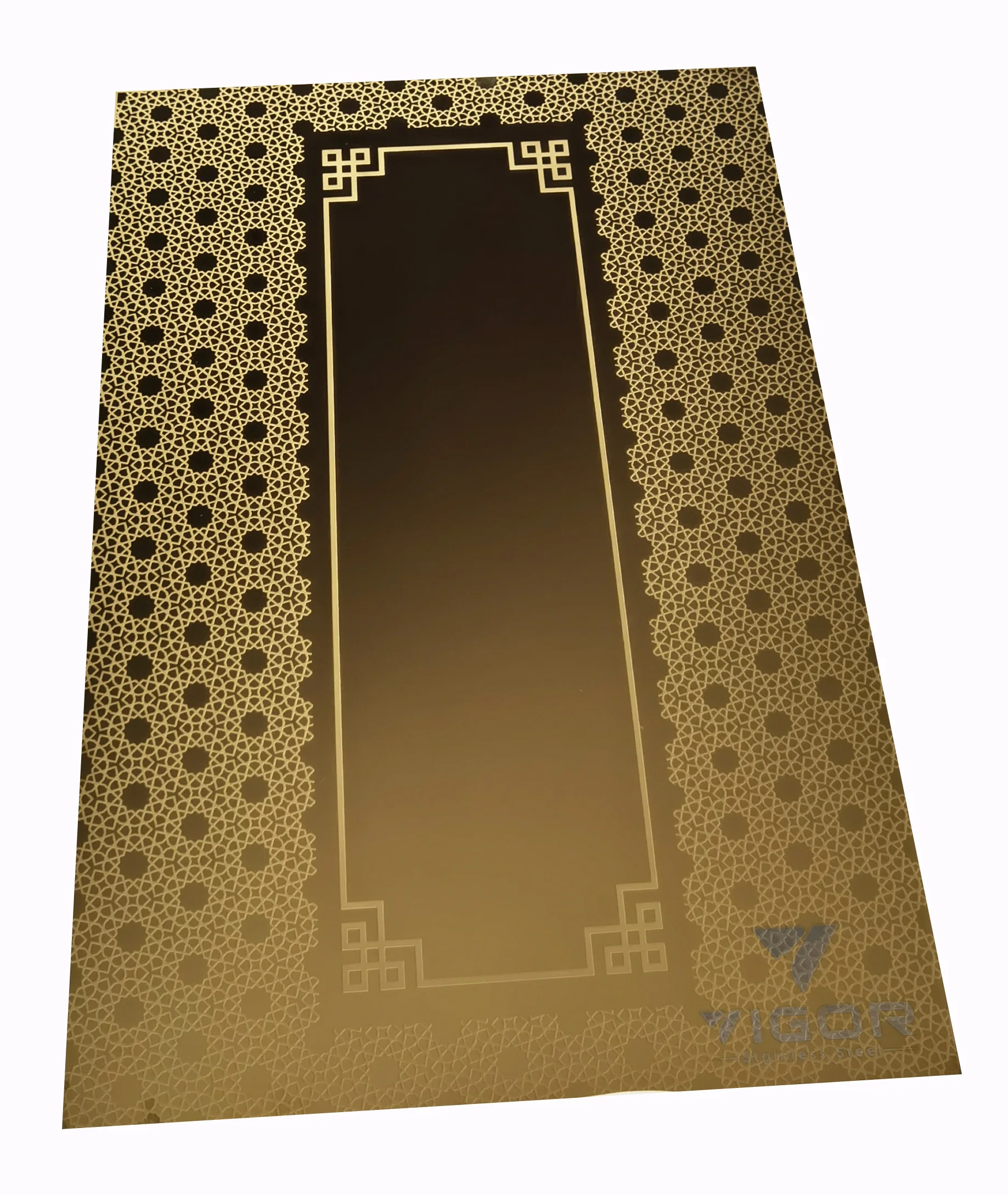 Aisi 201 304 gold mirror sheet decorative etched stainless steel sheet elevator door for decoration