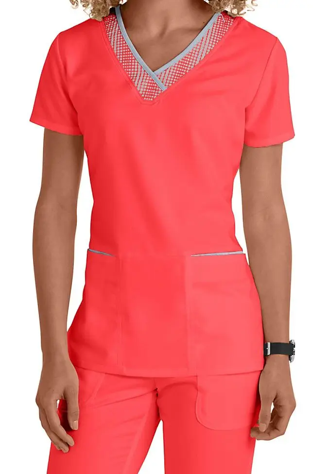2024 Fashionable Breathable Scrubs XS To 4XL 6XL Top Quality Hospital Uniform Medical Scrub Spandex Stretch Uniforms