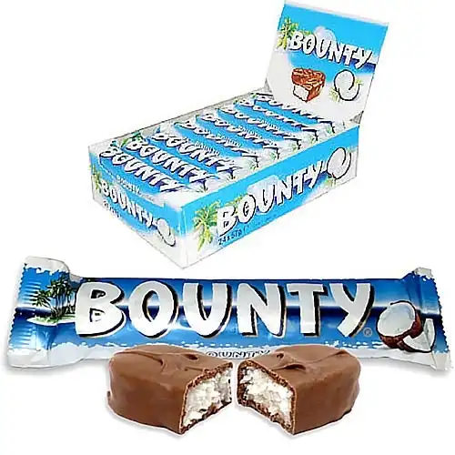 BOUNTY MILK CHOCOLATE BARS