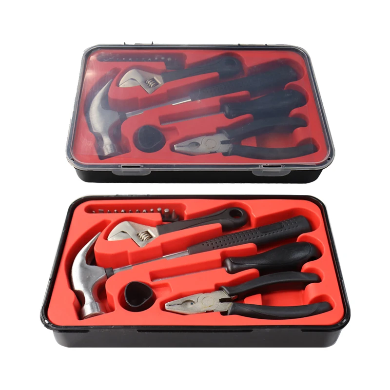 39pcs Plastic Storage Case home lady use hand tools use hand tools repair wrench Tool box kit set