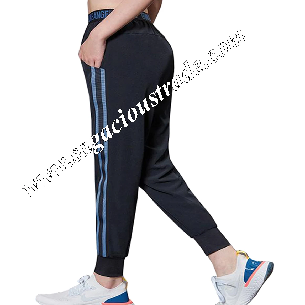 Top Selling High Quality Export Oriented Fashionable 100% cotton 240 GSM ladies Long trousers From Bangladesh