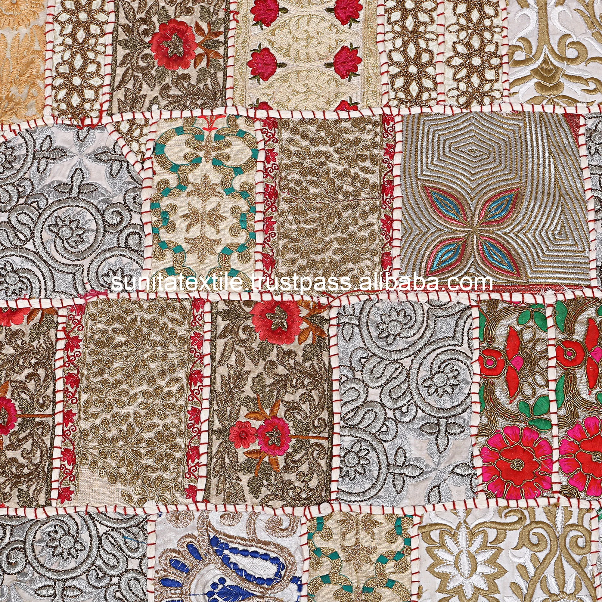 Новинка подушка для медитации квадратная из 100% хлопка с вышивкой в стиле пэчворк круглая наволочка подушки помещении зафу банджара