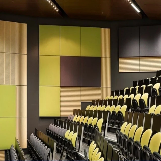 studio sound isolation wall covering noise absorbing proofing  acoustic polyolefin fabric for acoustic panel covering studio