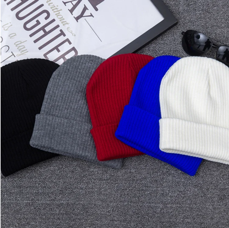 China factory manufacture custom winter knitting hats baseball cap 100% Acrylic Custom LED Hat for Women LED Cap for Men